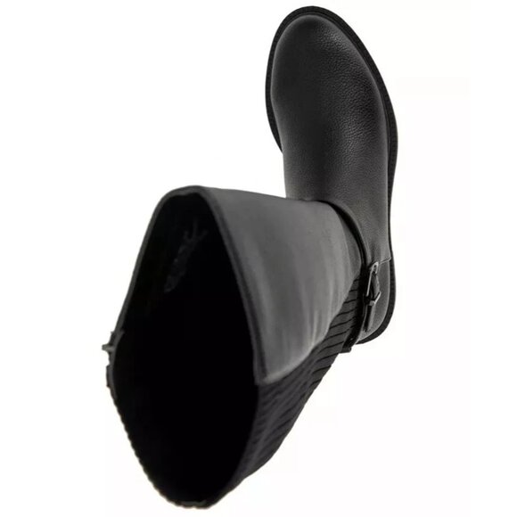 Kenneth Cole Reaction Women's Winona Riding Boots Ankle Buckle Black Size 5M - Picture 4 of 5